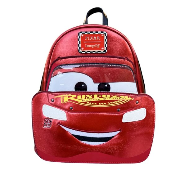 Loungefly Handbags - Loungefly  Disney Pixar Cars Metallic Lightning McQueen Cosplay